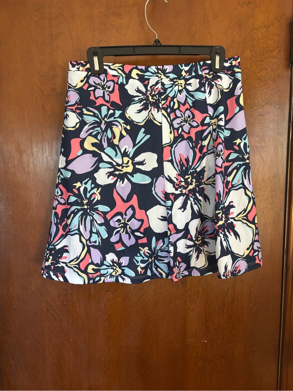 Floral Skirt Skort attached shorts Navy floral size M golf tennis pickleball